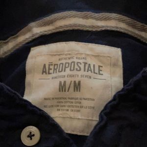 Navy Aeropostale short sleeve shirt